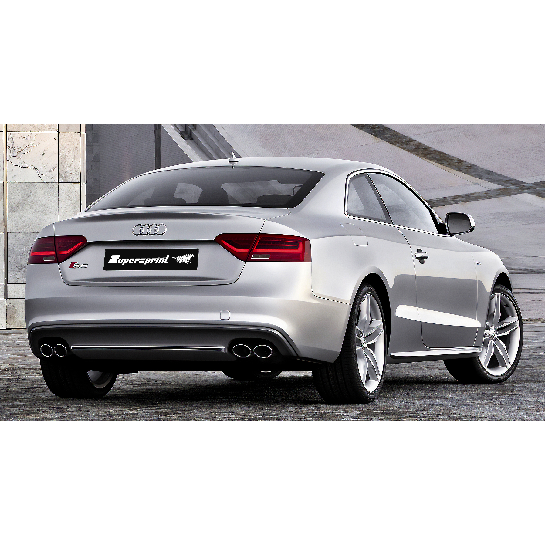 AUDI S5 Quattro Coupè 3.0 TFSi V6 (333 Hp) '13 -> '17 (Cat-back system)